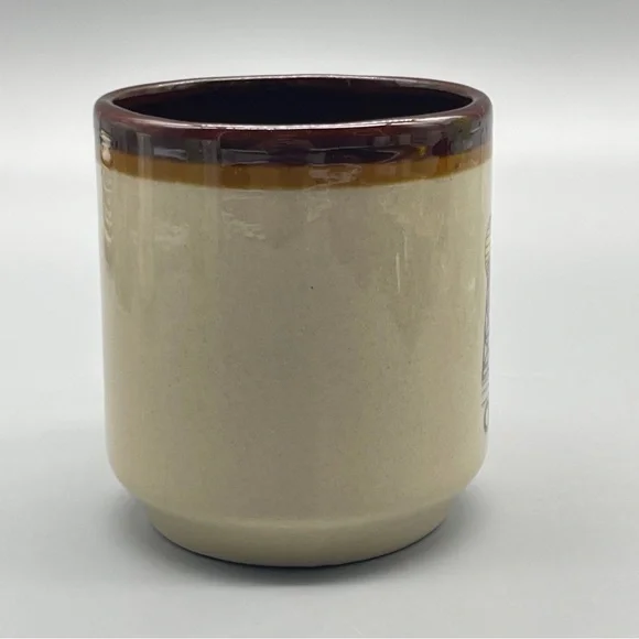 70s Oklahoma Souvenir Mug Native American Chief in a Headdress with  Oil Derrick - Picture 3 of 9